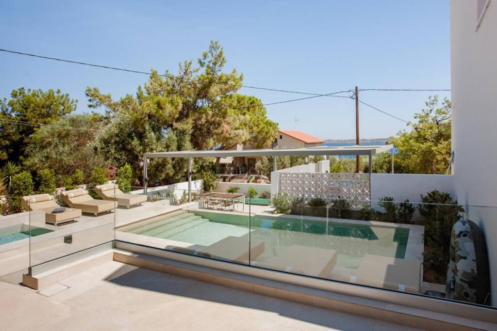 Chania Living Stories Villa With Piano Exterior foto